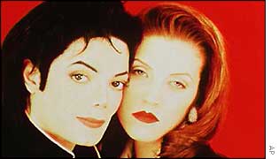 Michael Jackson and Lisa-Marie Presley
